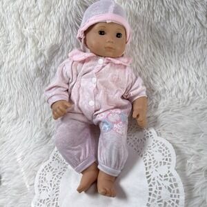 American Girl Bitty Baby Doll Dark Molded Hair Brown Eyes 2013 Unbranded Outfit